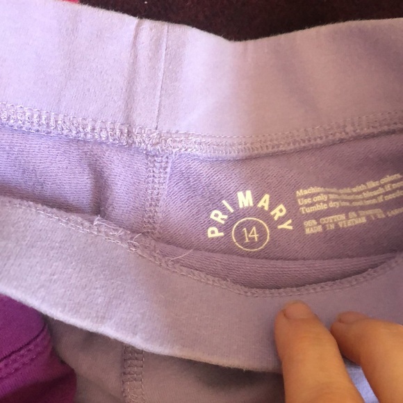 Primary French Terry Leggings Lot Size 14 - Picture 3 of 6
